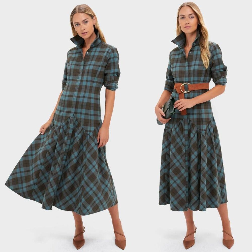 Tuckernuck Isle Of Skye Plaid Cherie Dress XS $248